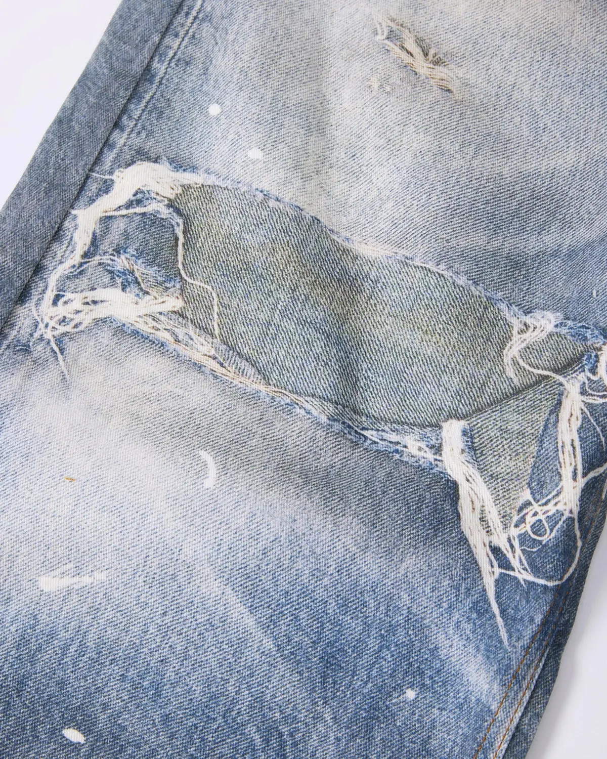 Layered Digital Print Baggy Jeans | Inflation Streetwear - Image 10