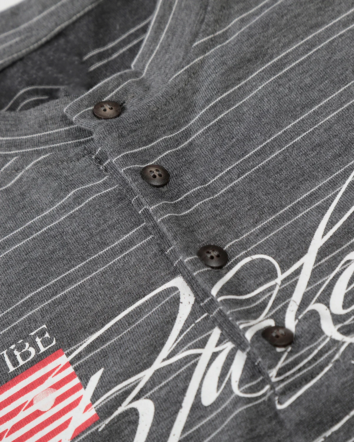 Layered Henley Stripe T-Shirt | Inflation Streetwear - Image 10