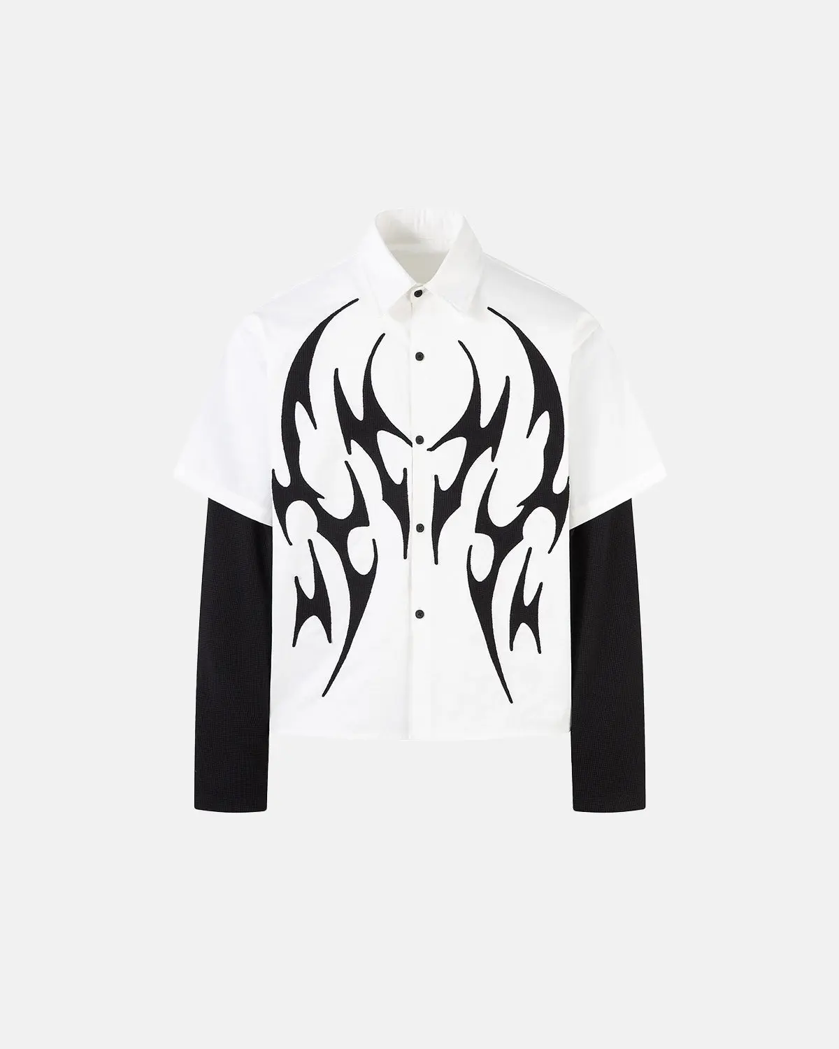 Layered Tribal Graphic Shirt | Inflation Streetwear