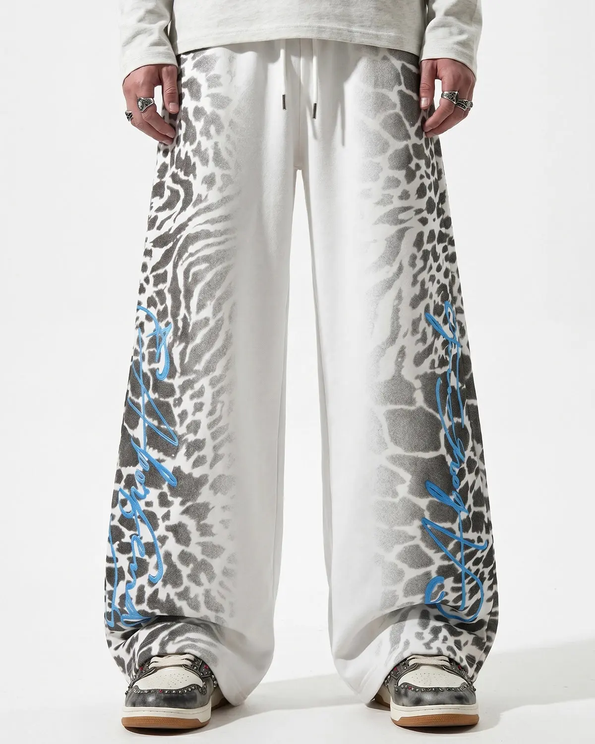 Leopard Graphic Barrel Sweatpants | Inflation Streetwear - Image 6