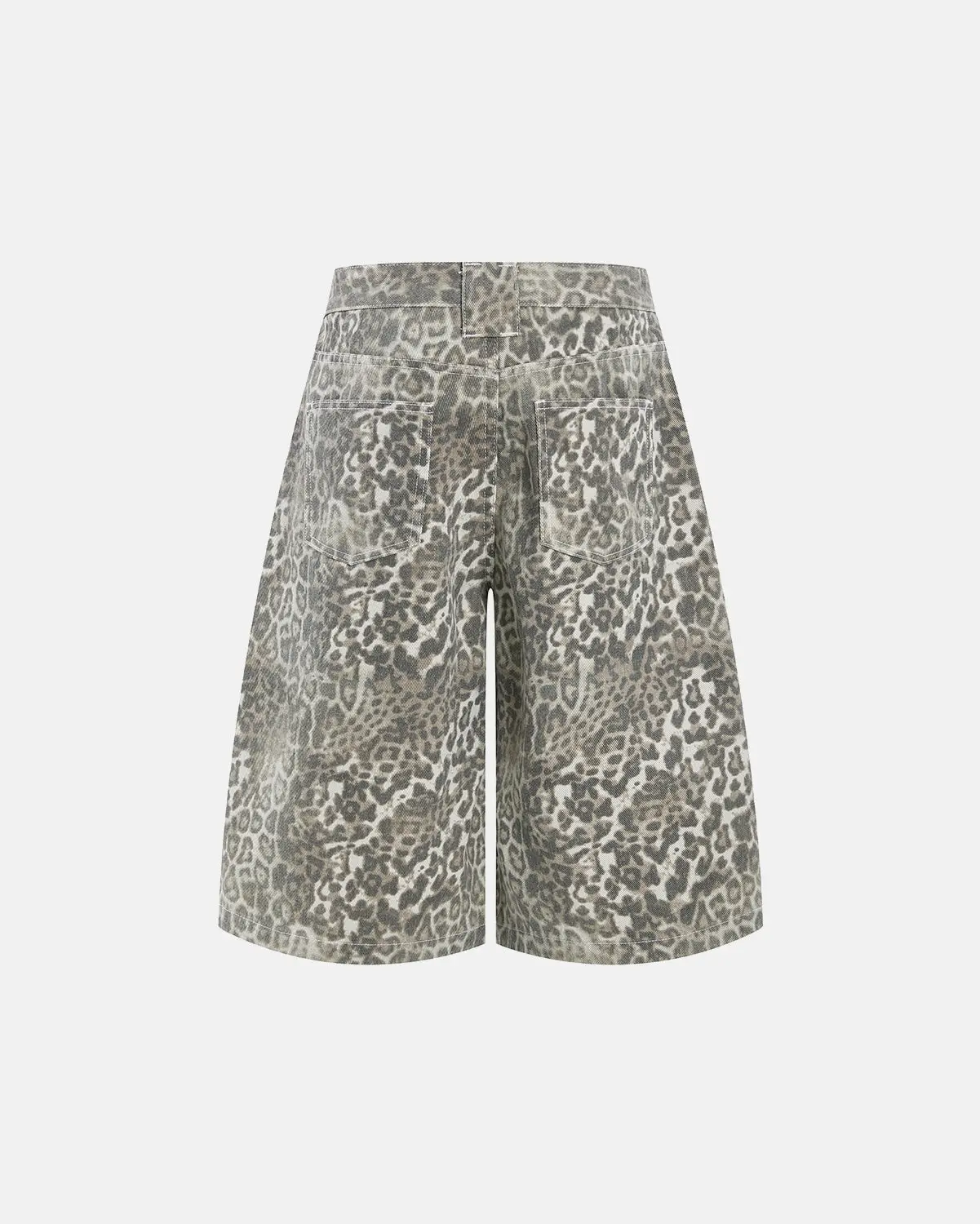Leopard Print Baggy Shorts | Inflation Streetwear - Image 7
