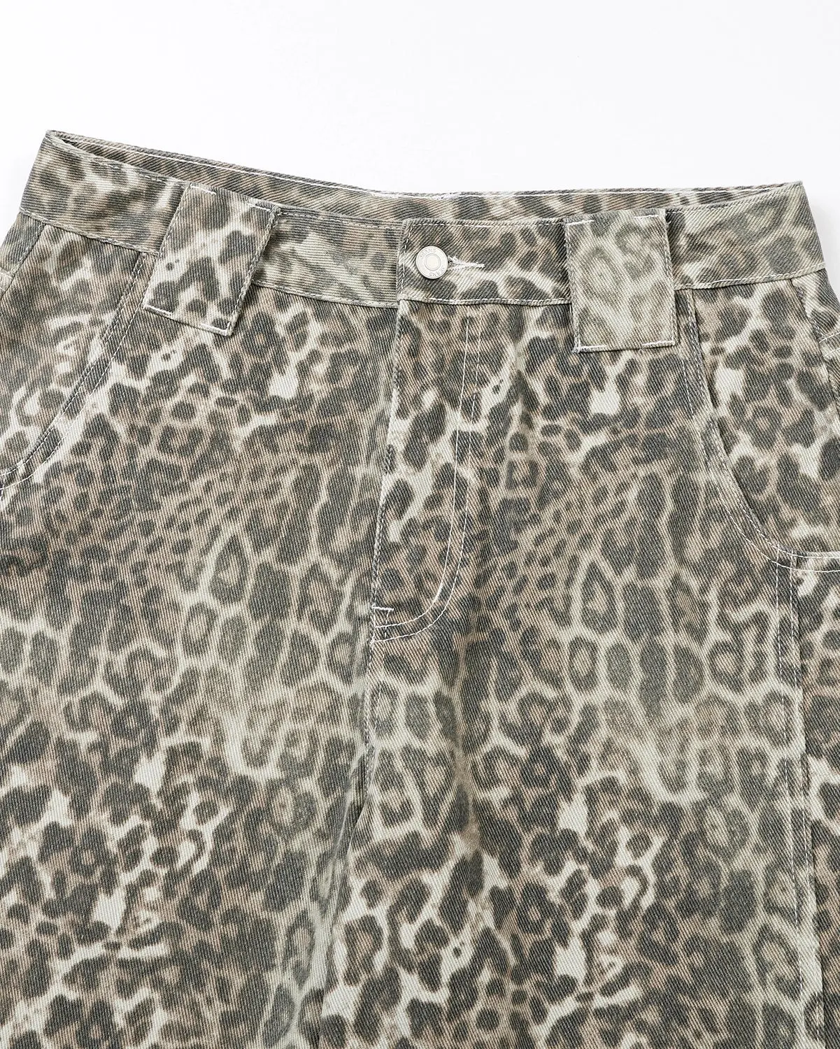 Leopard Print Baggy Shorts | Inflation Streetwear - Image 8