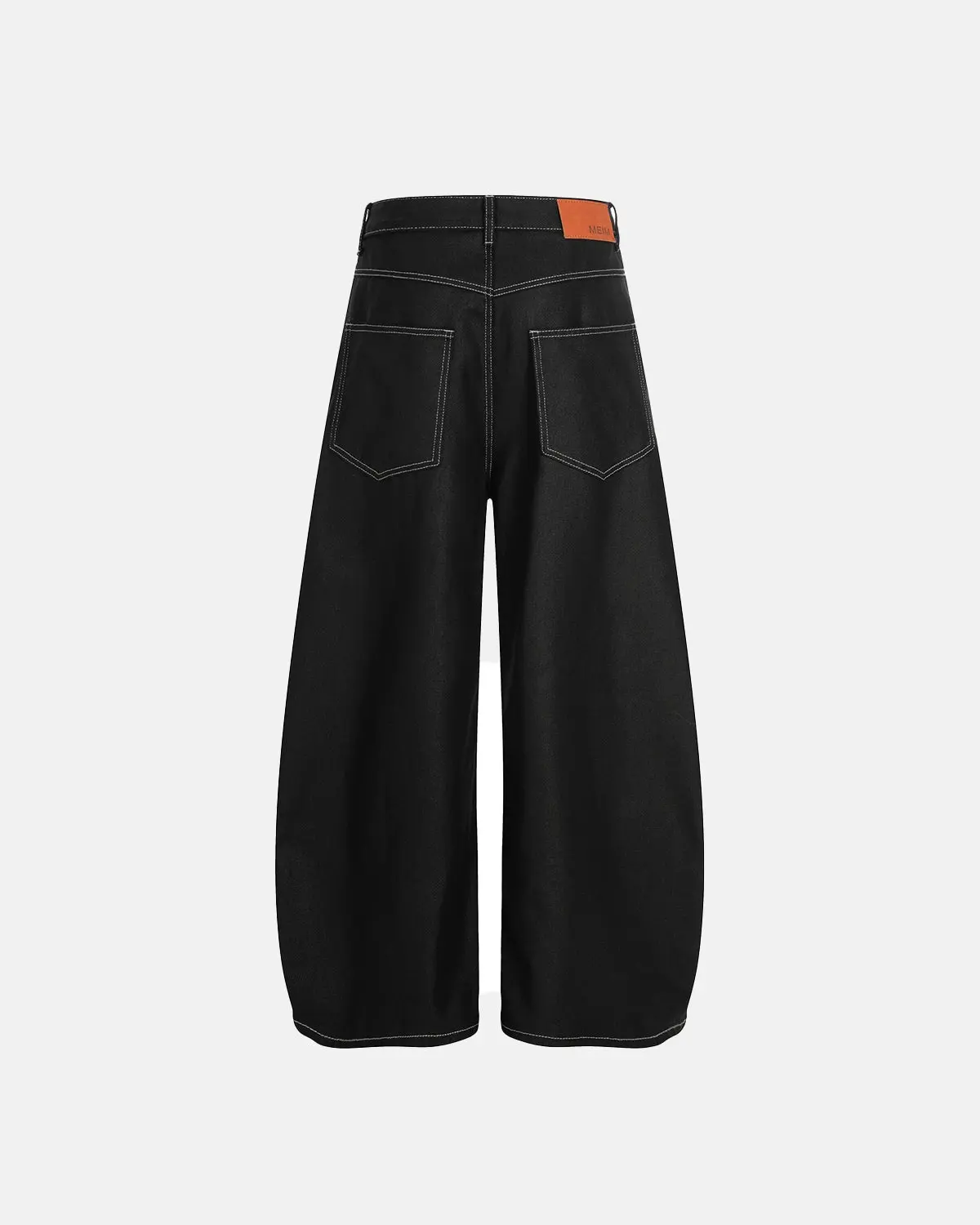 Letter Graphic Cargo Barrel Jeans | INFLATION Streetwear - Image 2