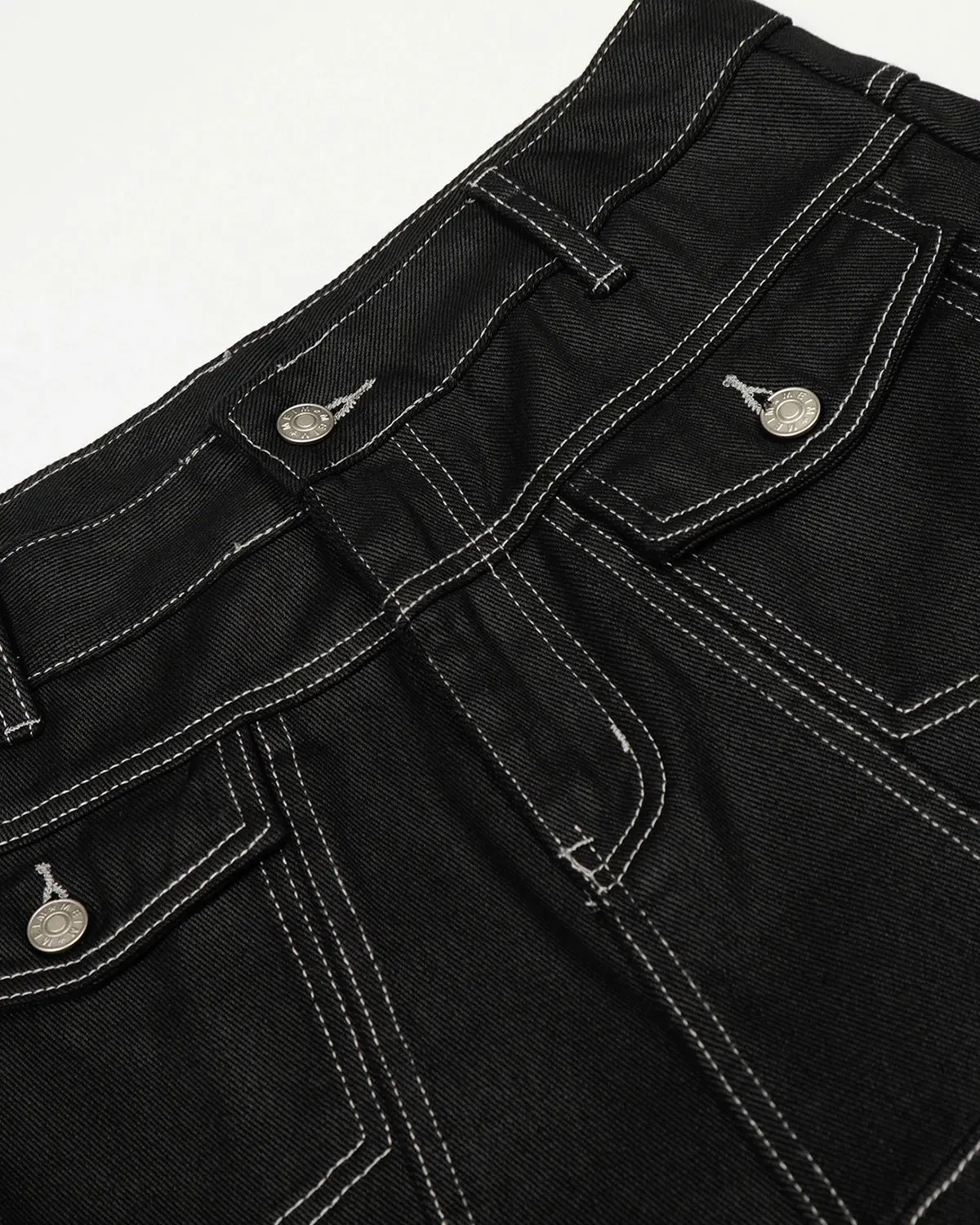 Letter Graphic Cargo Barrel Jeans | INFLATION Streetwear - Image 4