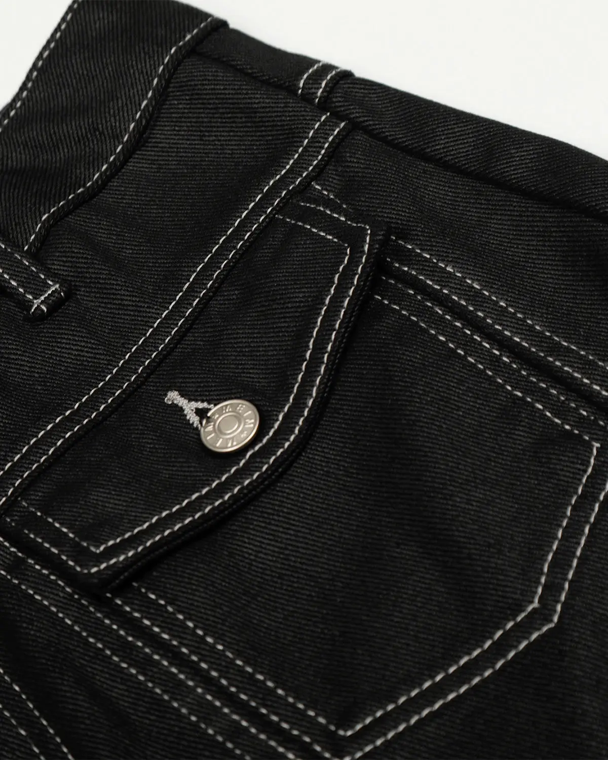 Letter Graphic Cargo Barrel Jeans | INFLATION Streetwear - Image 5