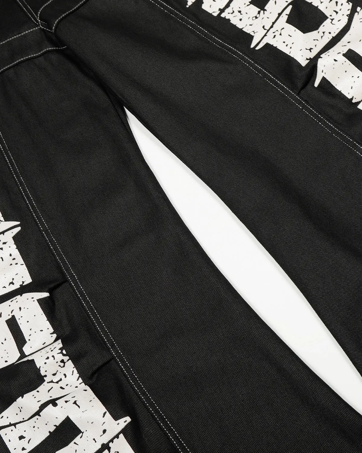 Letter Graphic Cargo Barrel Jeans | INFLATION Streetwear - Image 6