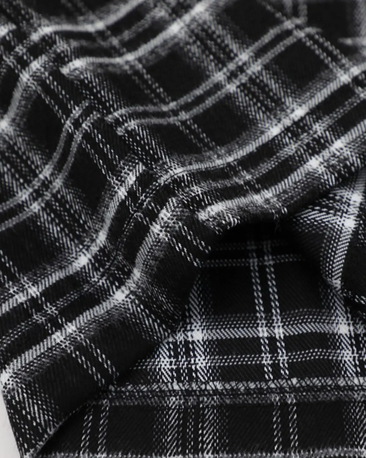Lettering Embroidery Plaid Shirts | Inflation Streetwear - Image 12