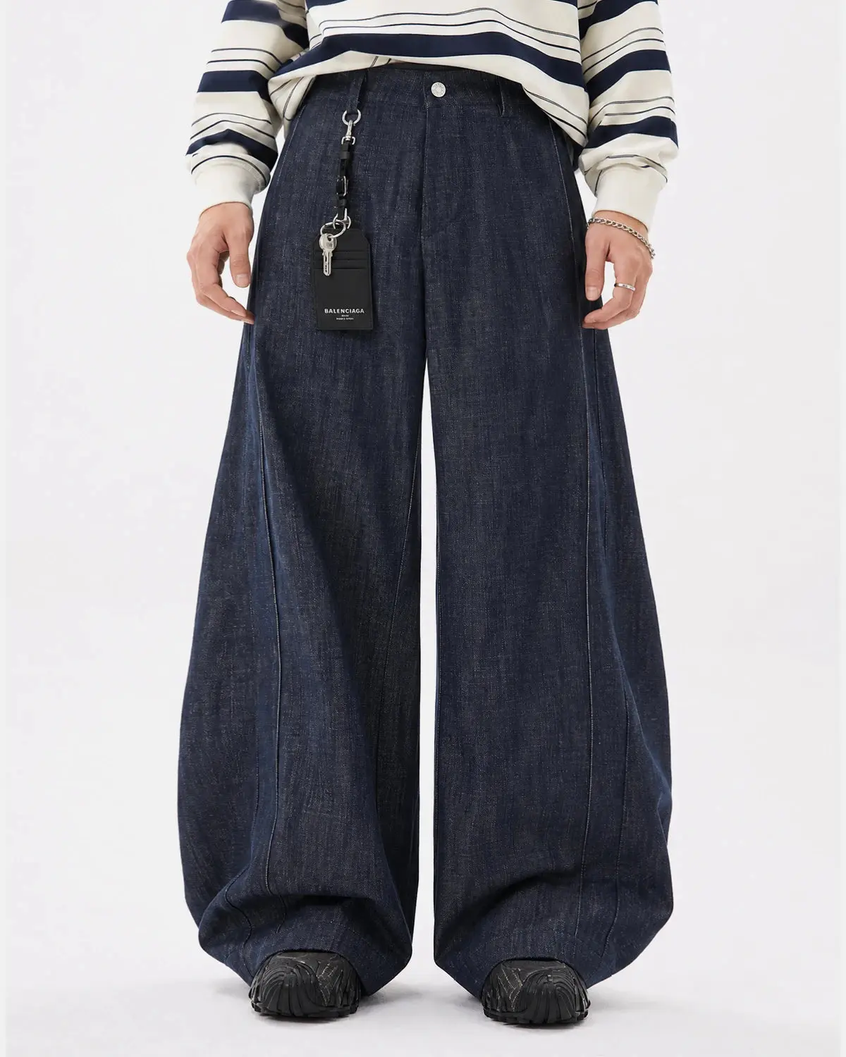 Lightweight Structured Barrel Jeans | Inflation Streetwear - Image 2