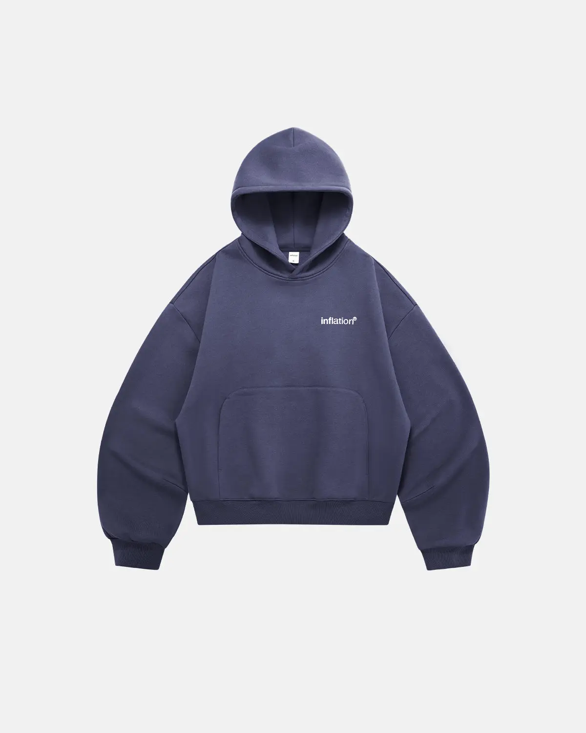 Logo Cropped Fleece Hoodies | Inflation Streetwear