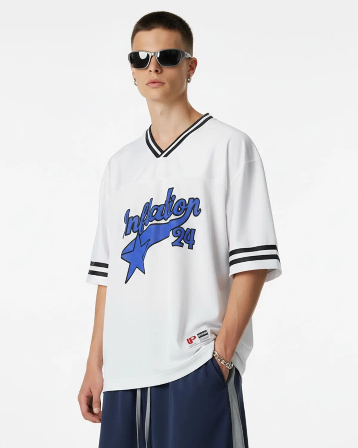 Mesh Patachwork Printing Jersey | Inflation Streetwear - Image 10