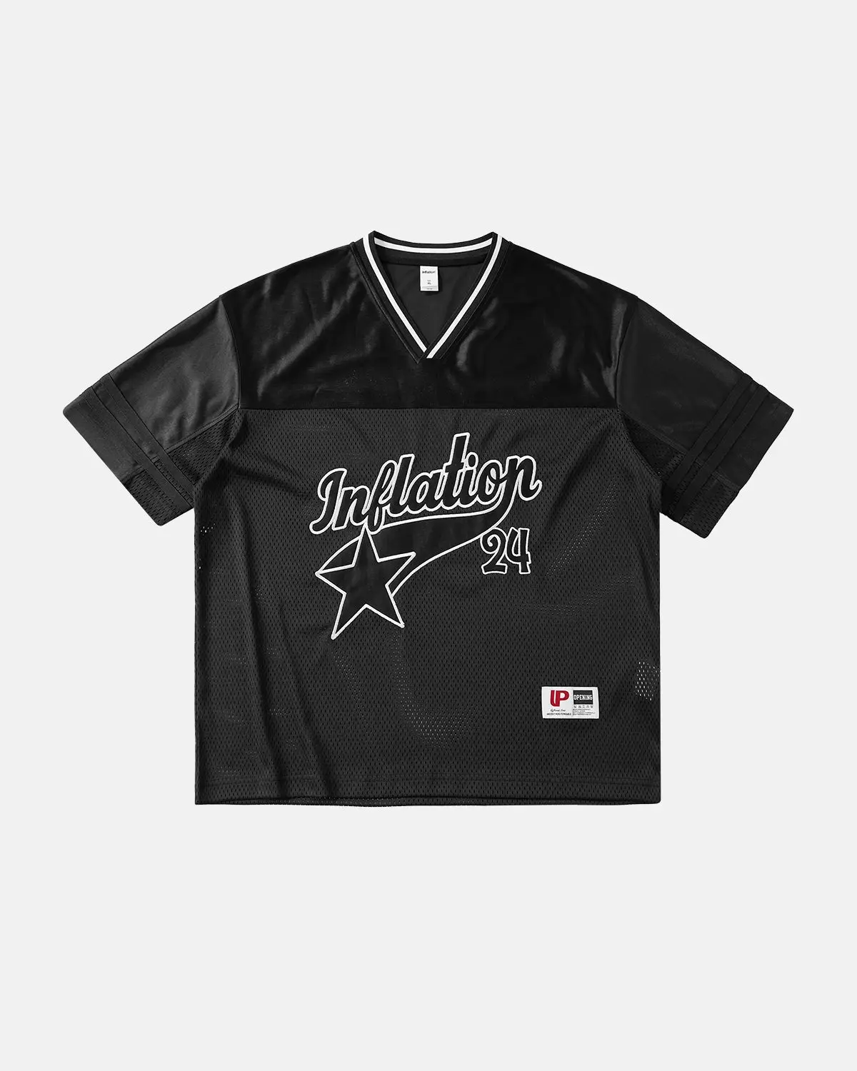 Mesh Patachwork Printing Jersey | Inflation Streetwear - Image 6