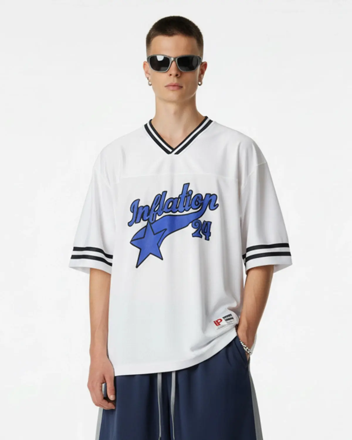 Mesh Patachwork Printing Jersey | Inflation Streetwear - Image 9