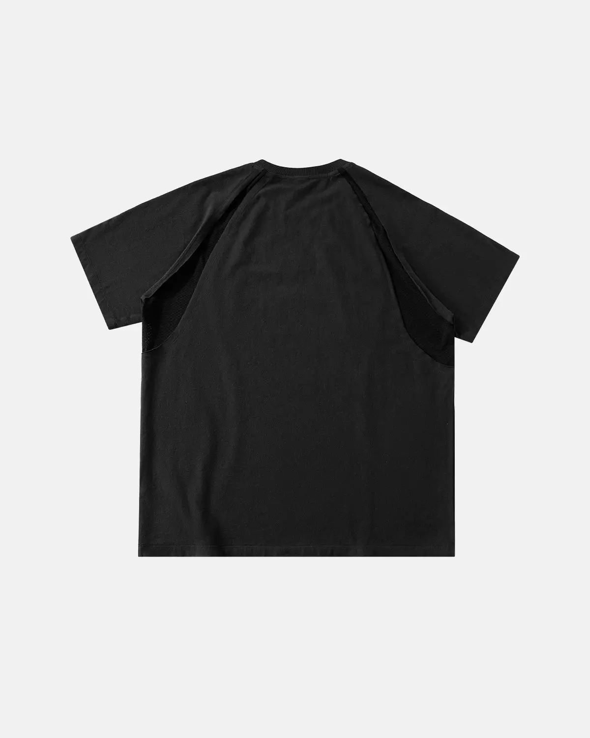 Mesh Patchwork Stitching Embroidered T-Shirt | Inflation Streetwear - Image 4