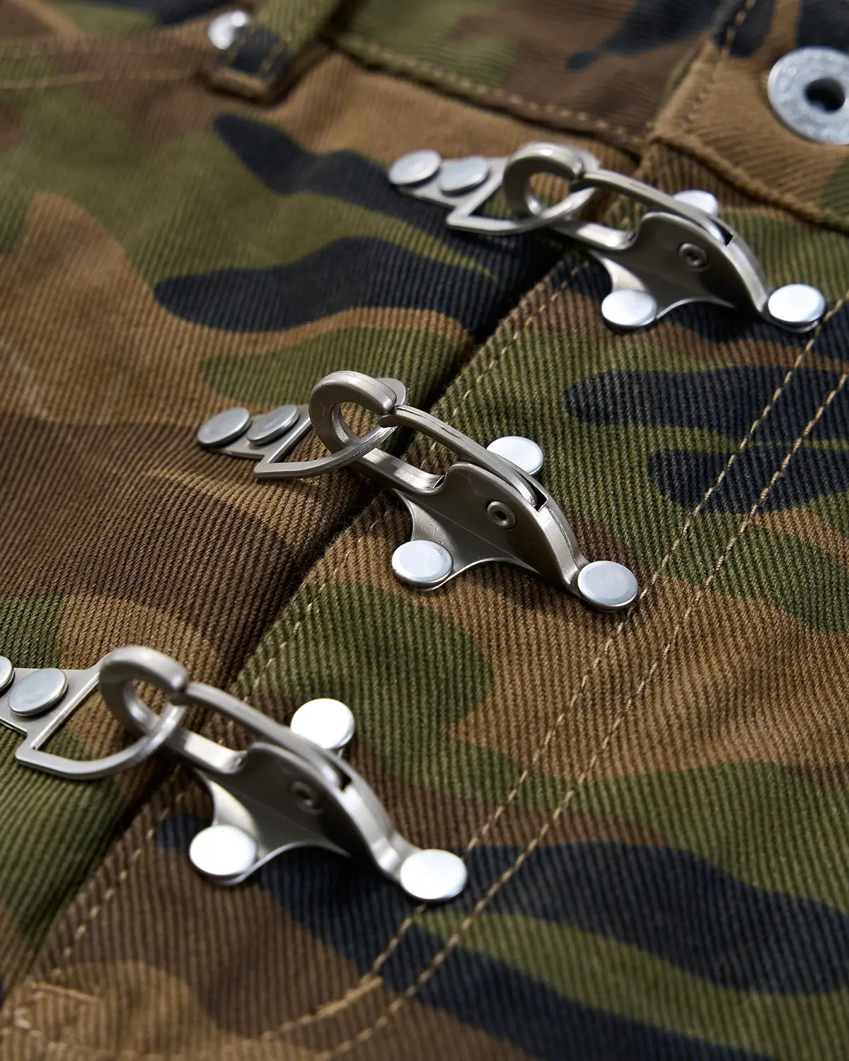 Metal Clasp Camo Shorts | Inflation Streetwear - Image 6