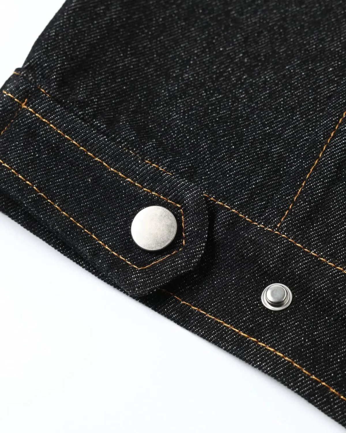 Metal Toggle Raw Denim Jacket | Inflation Streetwear - Image 9