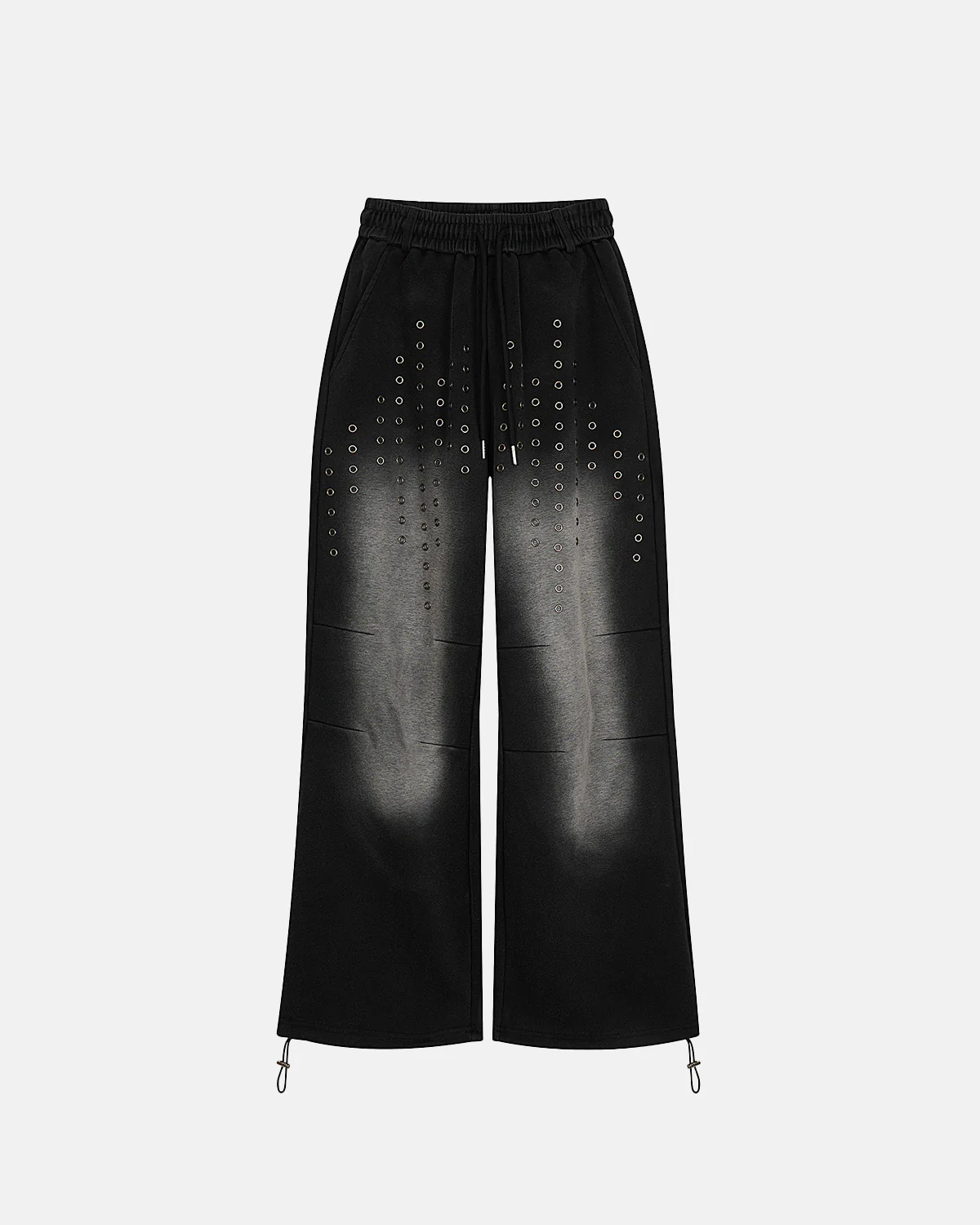 Monkey Wash Eyelet Wide Leg Sweatpants | Inflation Streetwear
