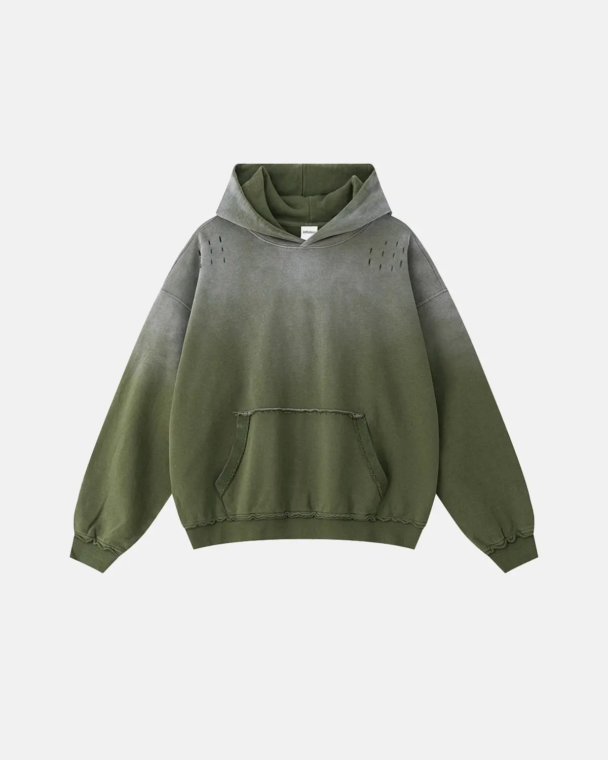 Monkey Wash Ripped Hoodies | Inflation Streetwear - Image 3