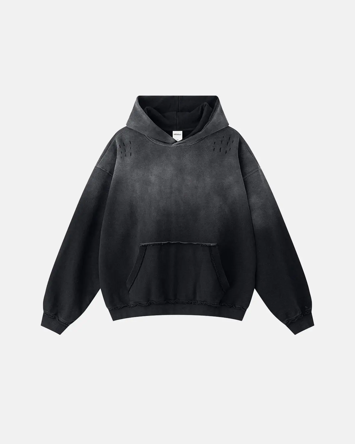Monkey Wash Ripped Hoodies | Inflation Streetwear - Image 7