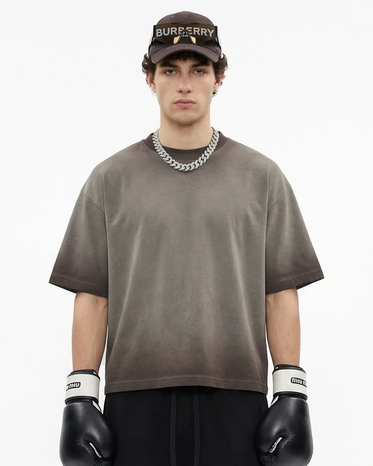 Monkey Washed Dyed Fade Boxy T-Shirt | Inflation Streetwear - Image 3