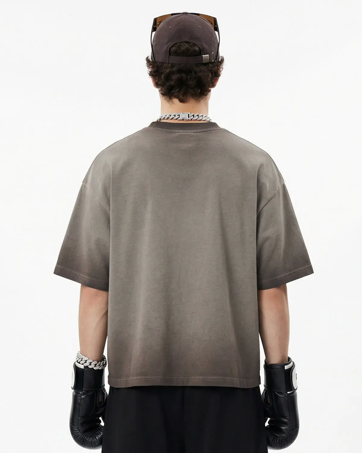 Monkey Washed Dyed Fade Boxy T-Shirt | Inflation Streetwear - Image 4