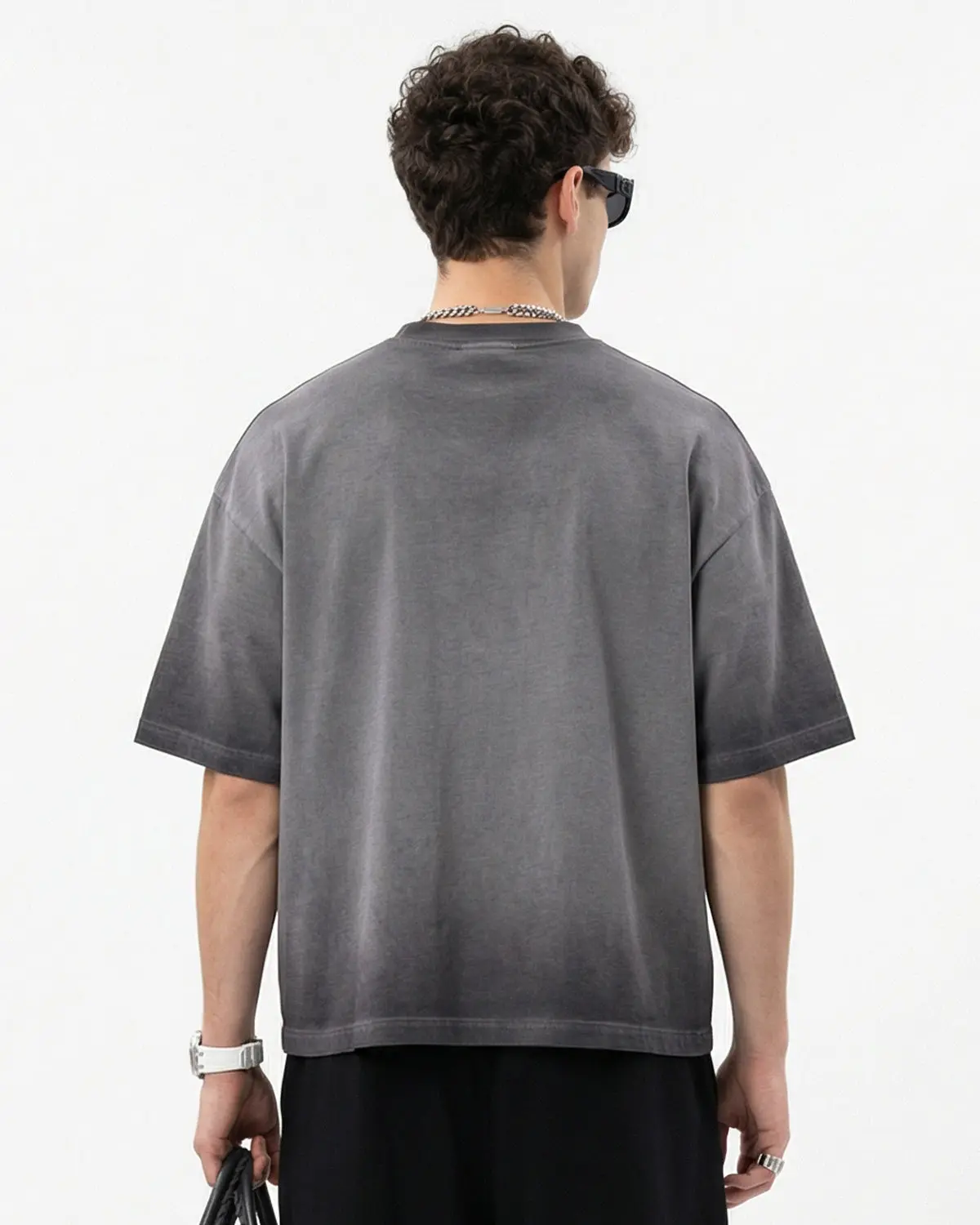 Monkey Washed Dyed Fade Boxy T-Shirt | Inflation Streetwear - Image 6