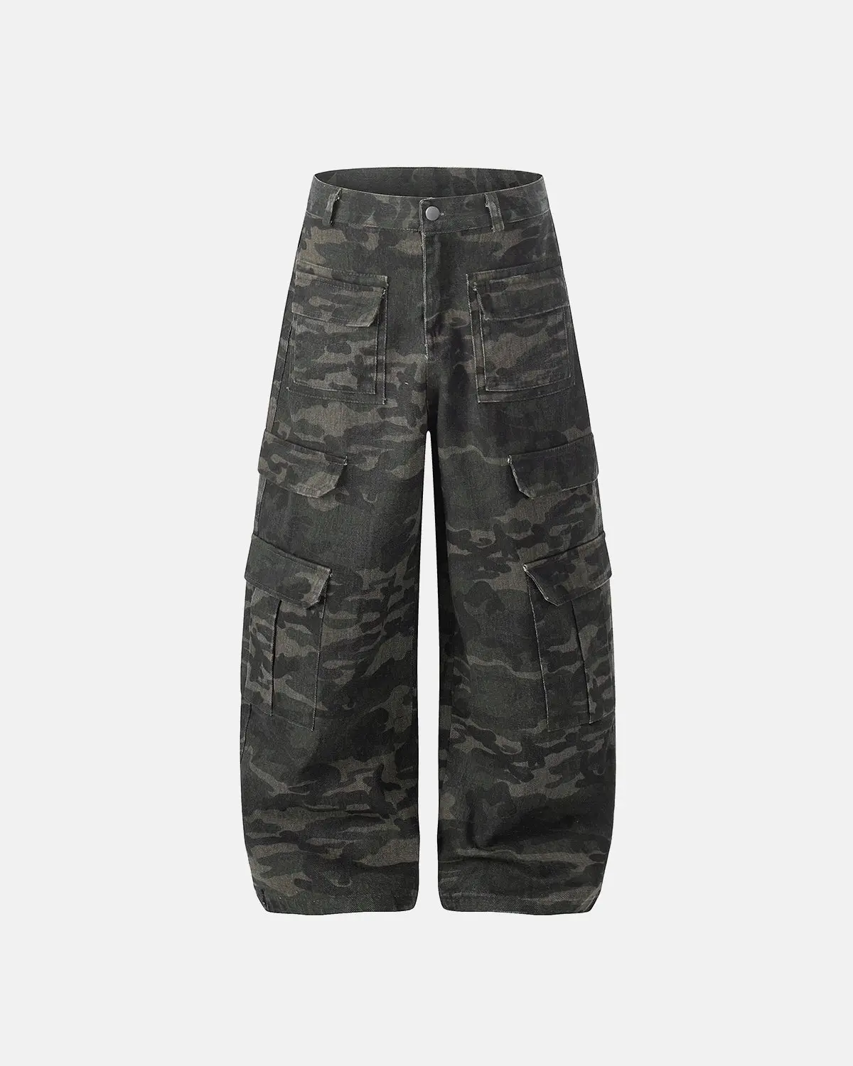 Multi Pockets Camo Cargo Pants | Inflation Streetwear