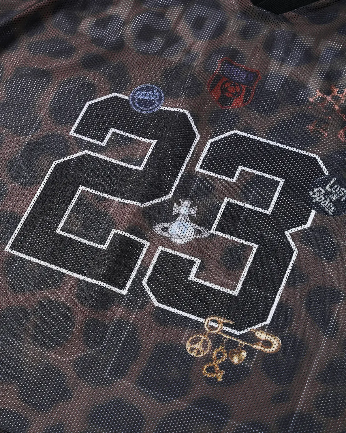 Number 23 Leopard Mesh Jersey | Inflation Streetwear - Image 11