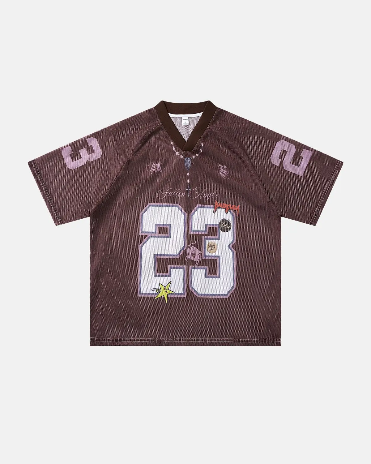 Number 23 Pink Mesh Jersey | Inflation Streetwear - Image 5