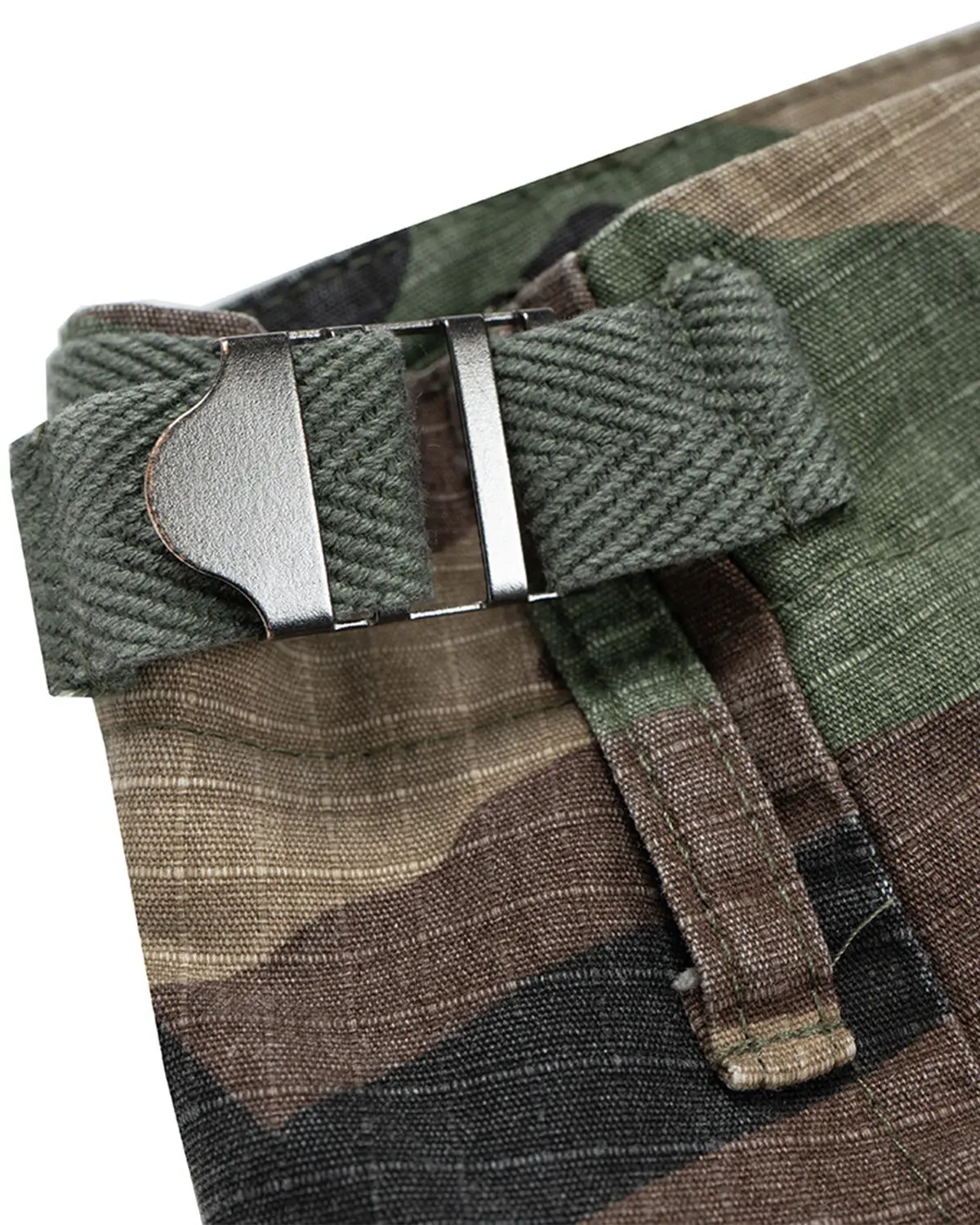 Oversized Camo Cargo Longline Shorts | Inflation Streetwear - Image 13