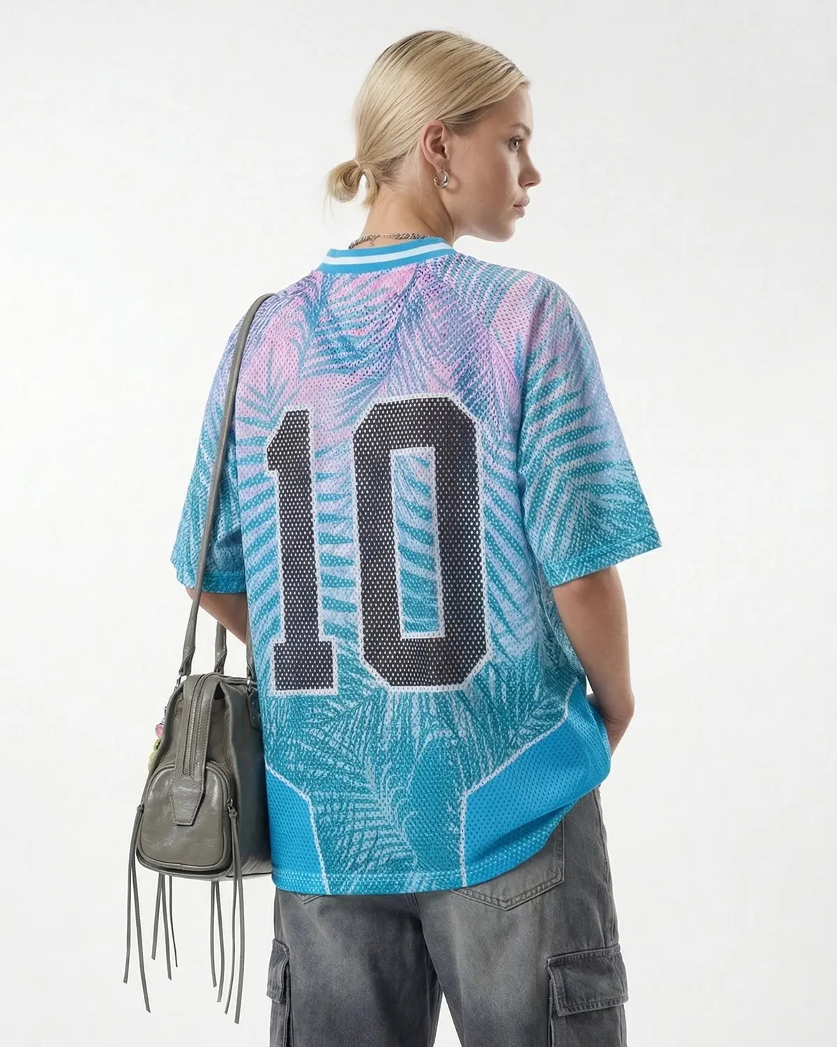 Oversized Mesh Football Jersey | Inflation Streetwear - Image 5
