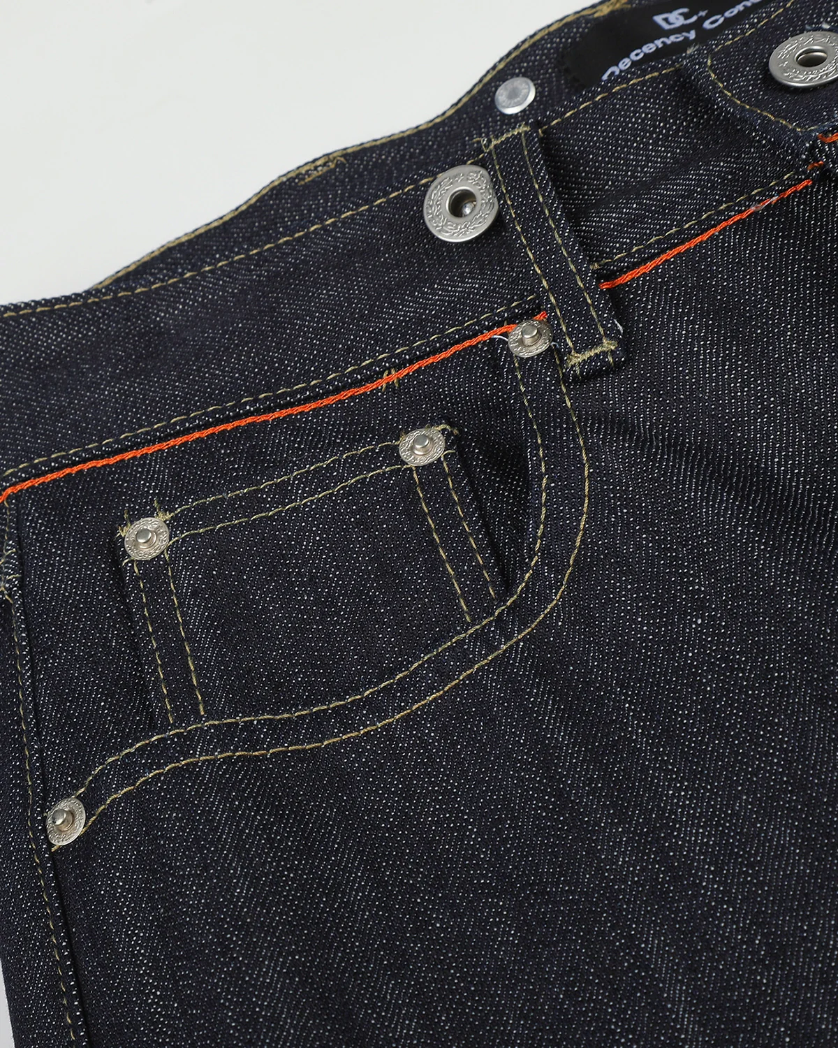 Paris Buckle Raw Baggy Jeans | Inflation Streetwear - Image 10