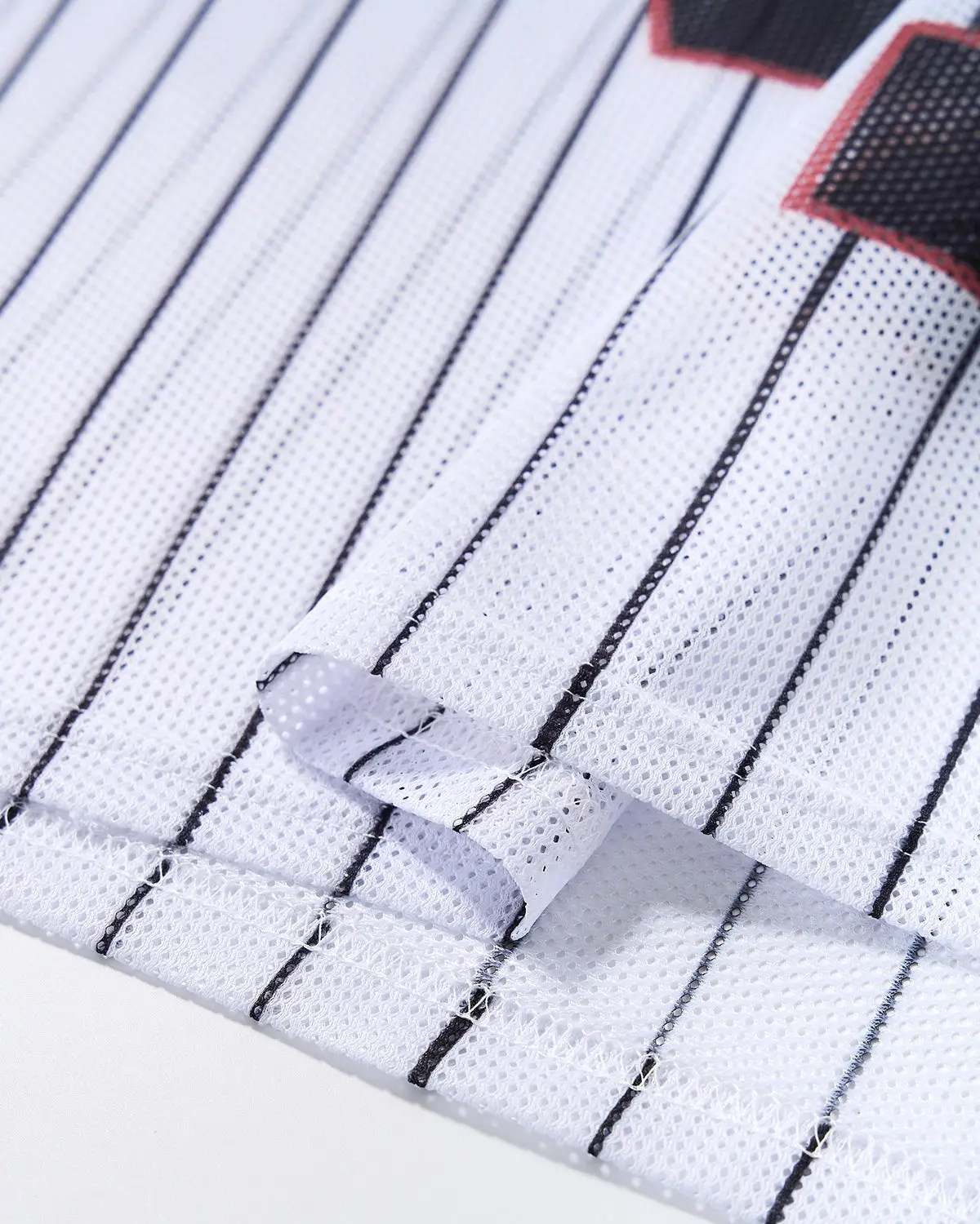 Pinstripe Number Mesh Jersey | Inflation Streetwear - Image 10