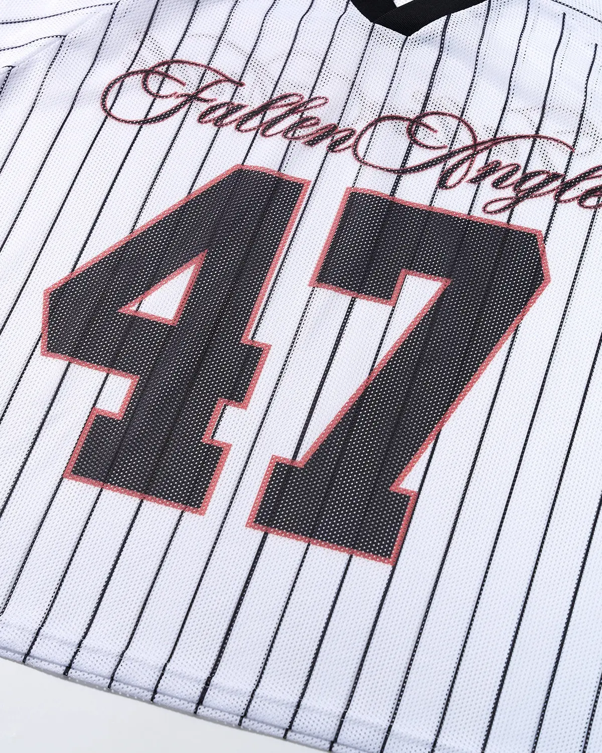 Pinstripe Number Mesh Jersey | Inflation Streetwear - Image 8