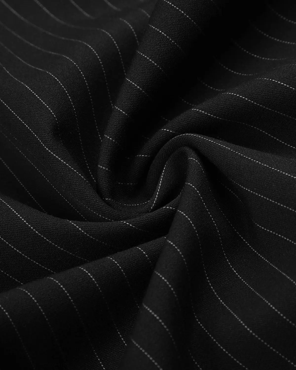 Pinstripe Pleated Barrel Tailored Pants | Inflation Streetwear - Image 10