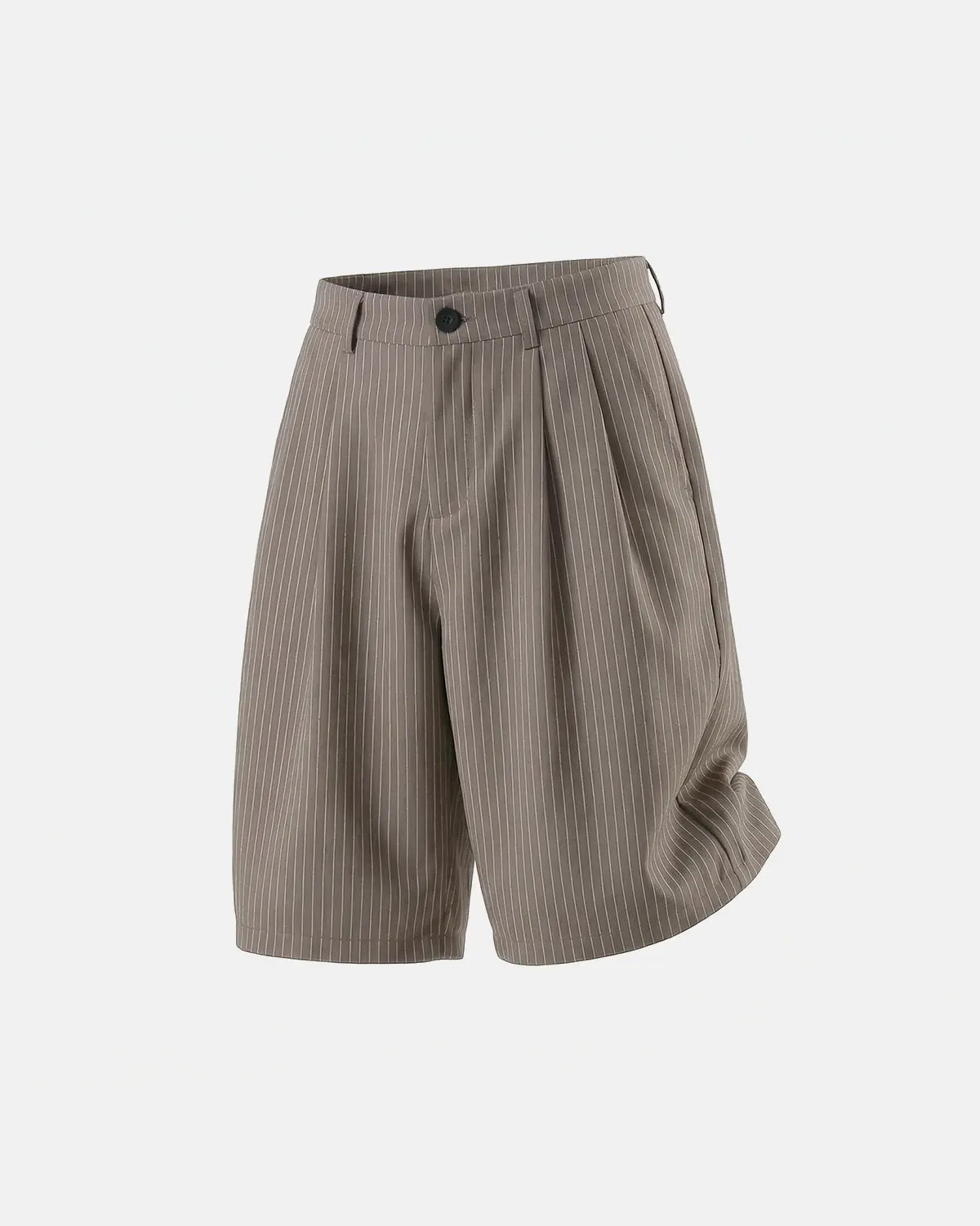 Pinstripe Pleated Tailored Shorts | Inflation Streetwear - Image 5