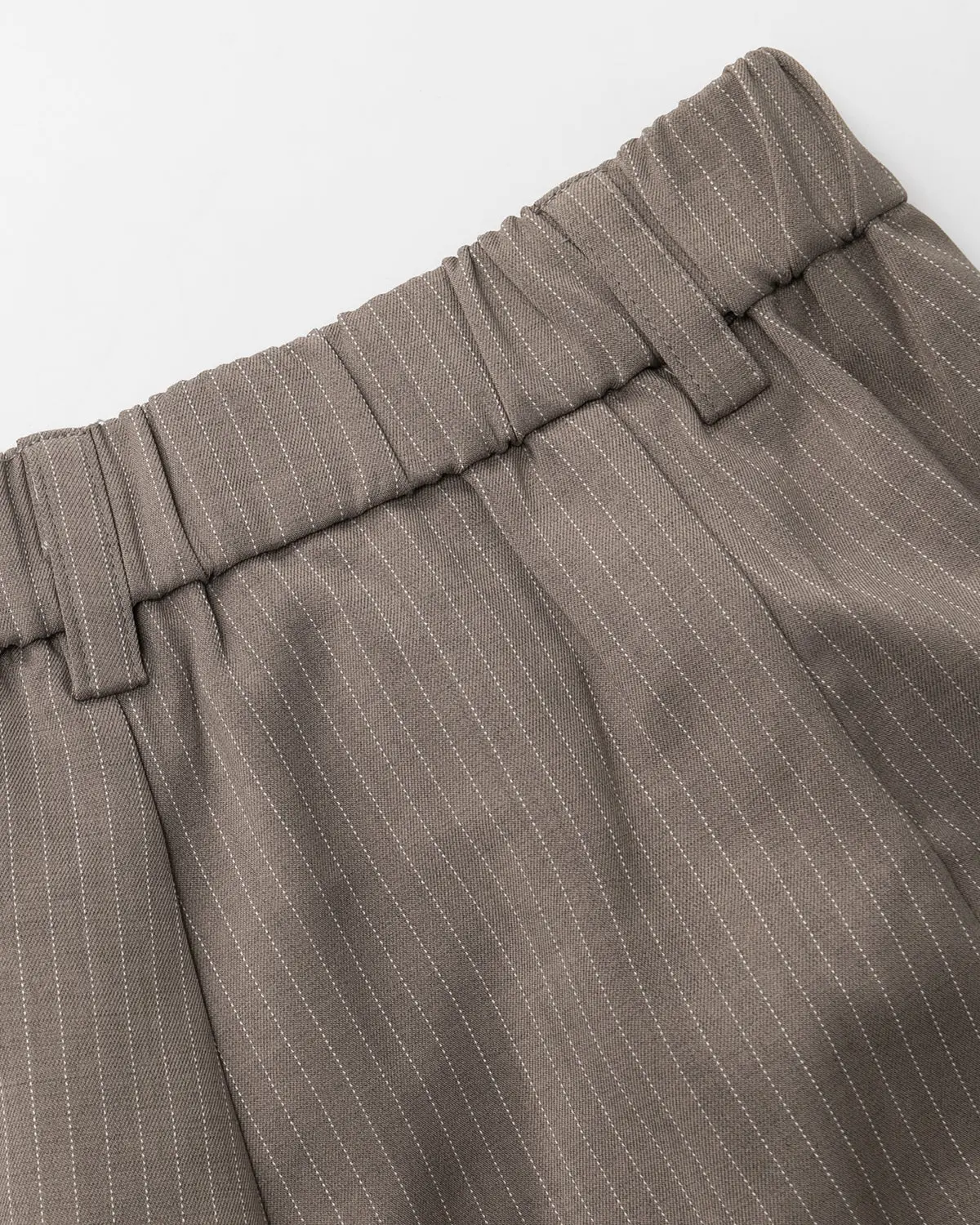 Pinstripe Pleated Tailored Shorts | Inflation Streetwear - Image 9