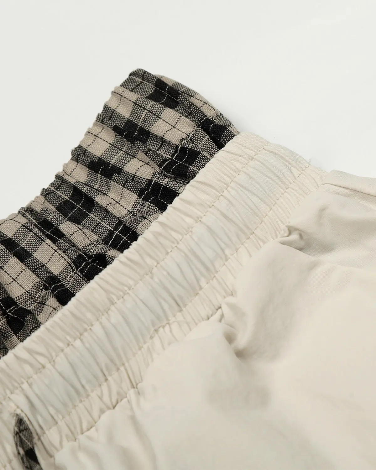 Plaid Double Waist Baggy Track Pants | Inflation Streetwear - Image 5