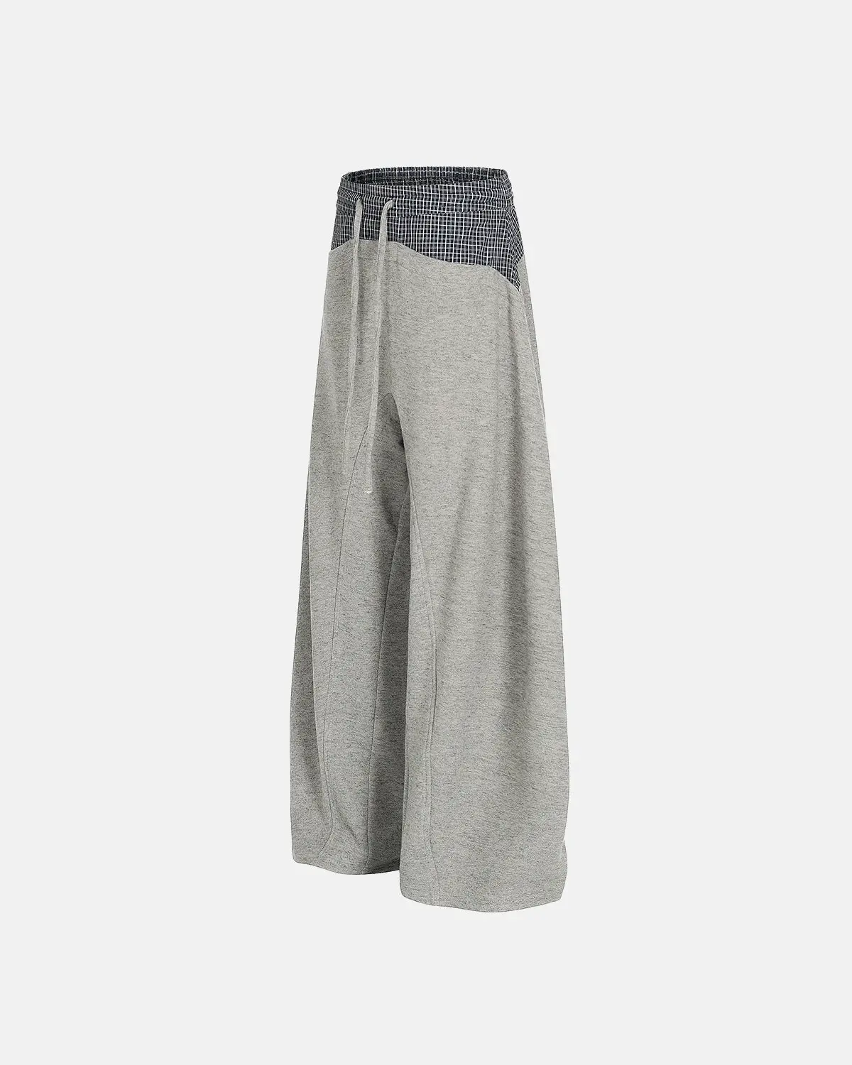 Plaid Layered Baggy Sweatpants | Inflation Streetwear - Image 6