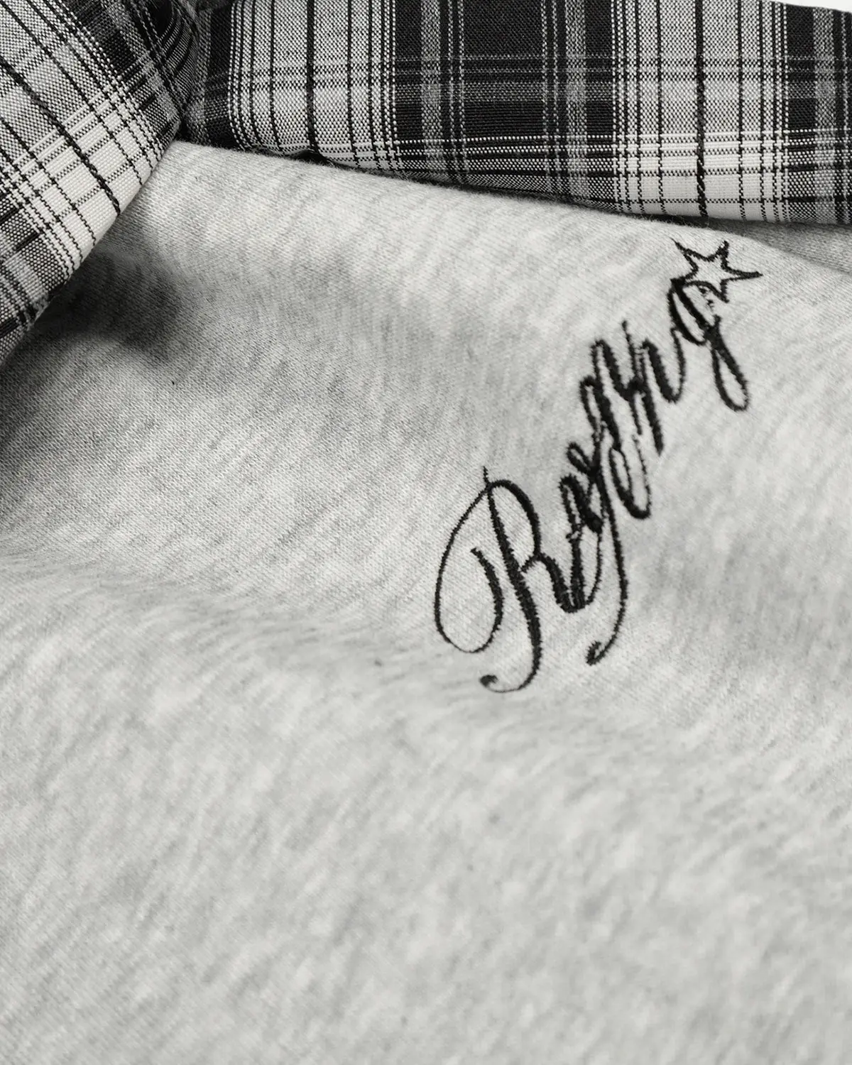 Plaid Layered Baggy Sweatpants | Inflation Streetwear - Image 7