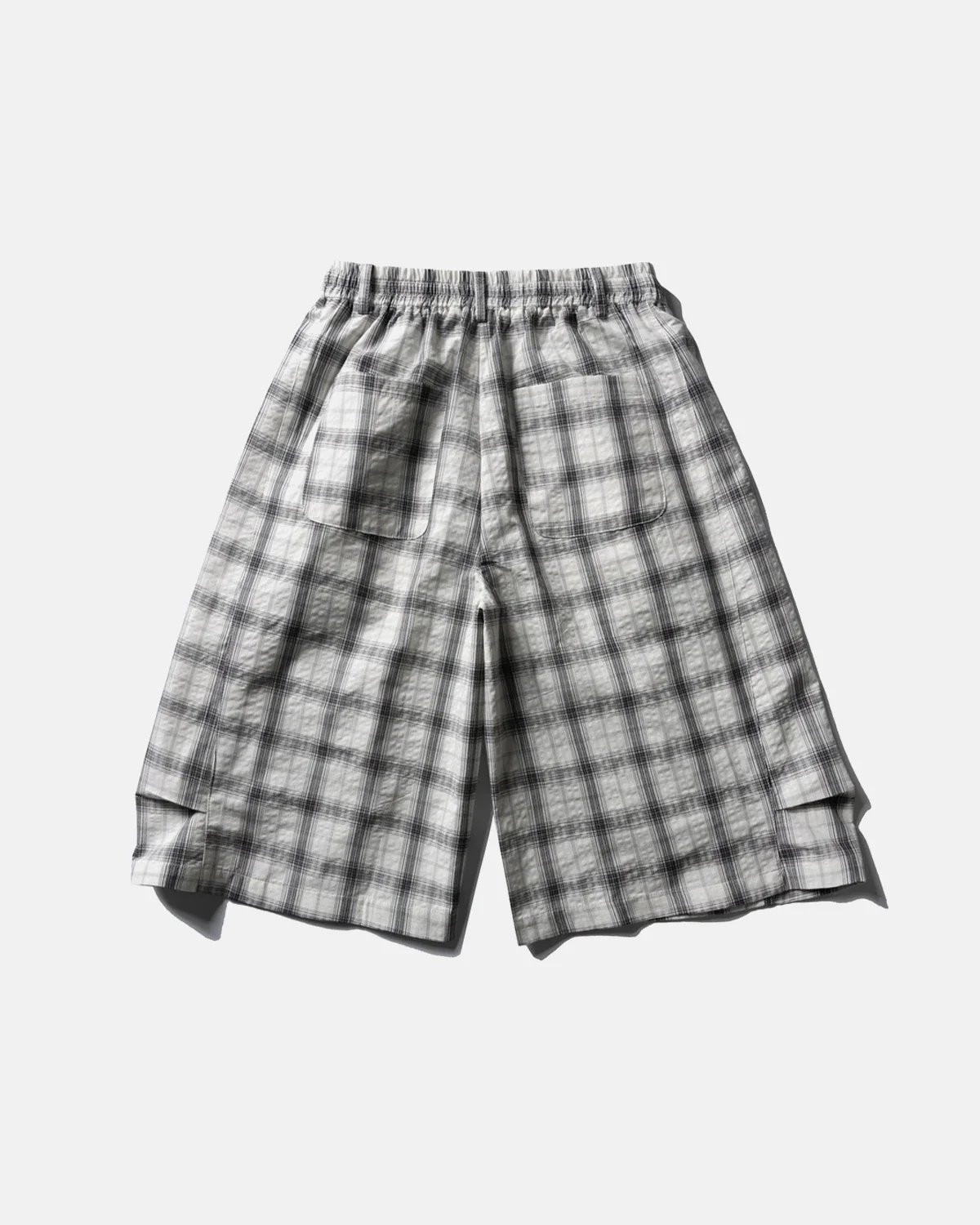 Plaid Longline Casual Shorts | Inflation Streetwear - Image 8