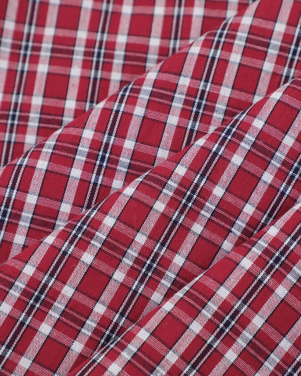 Plaid Script Embroidered Short-Sleeve Shirt | Inflation Streetwear - Image 13