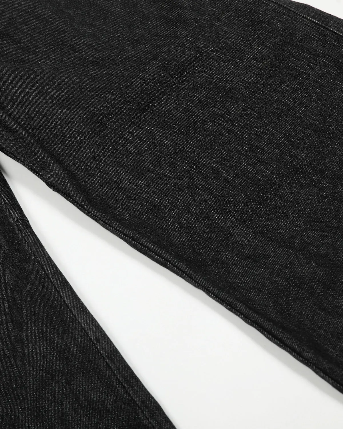 Pleated Raw Baggy Jeans | Inflation Streetwear - Image 4