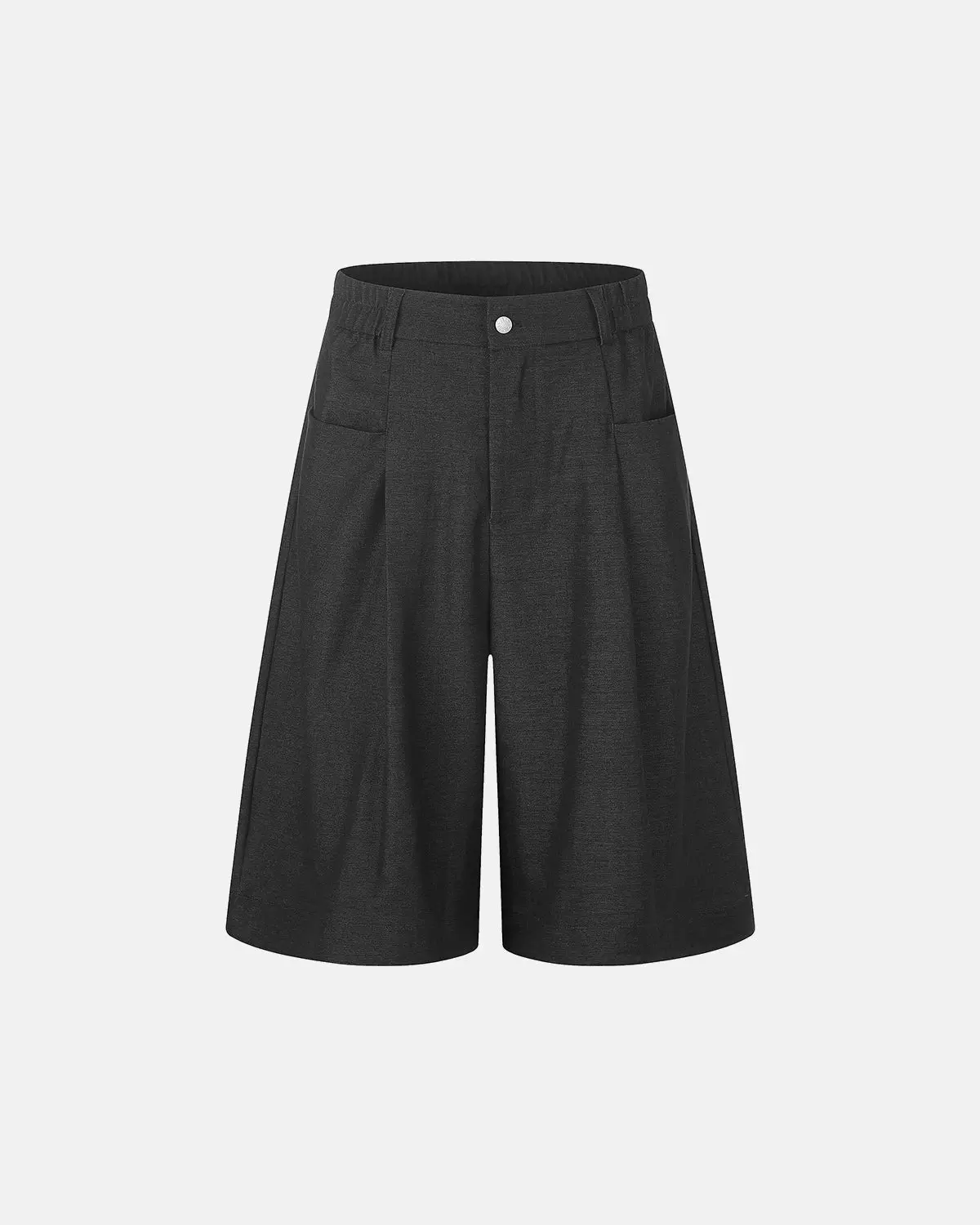 Pleated Wide-Leg Tailored Shorts | Inflation Streetwear - Image 7