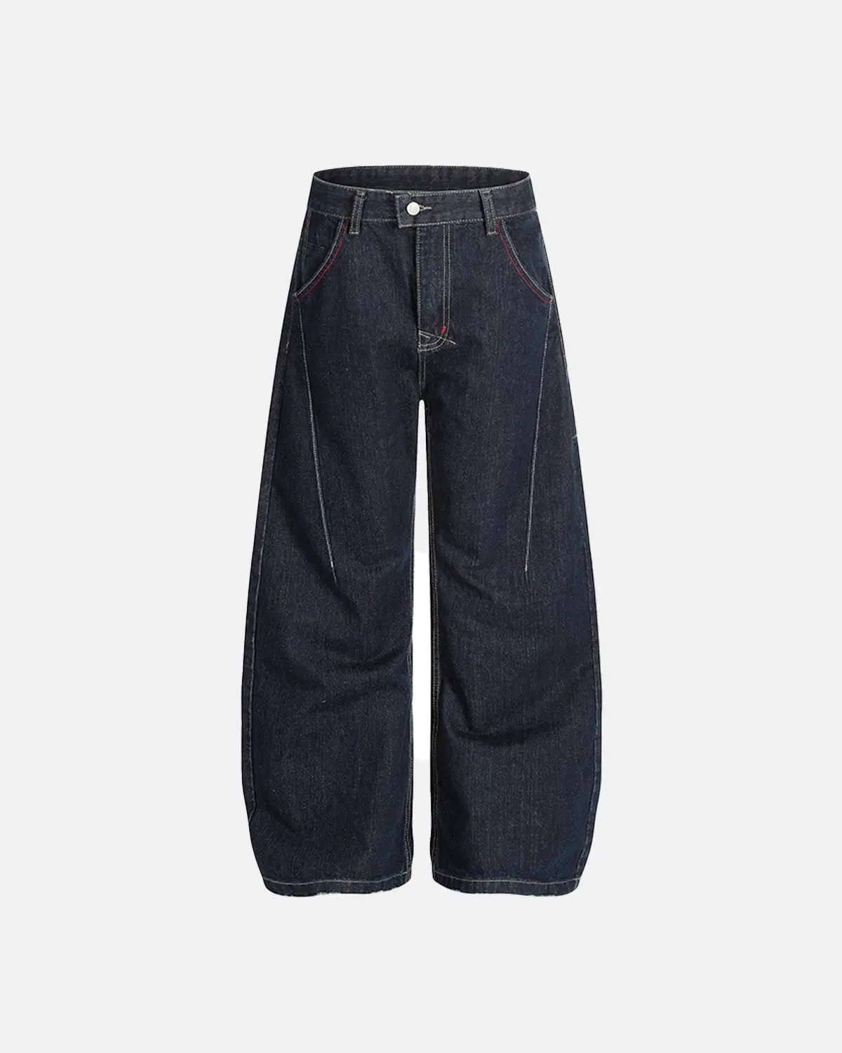 Raw Blue Deconstructed Baggy Jeans | Inflation Streetwear