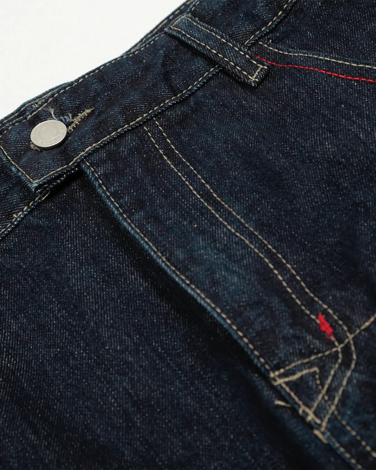Raw Blue Deconstructed Baggy Jeans | Inflation Streetwear - Image 5