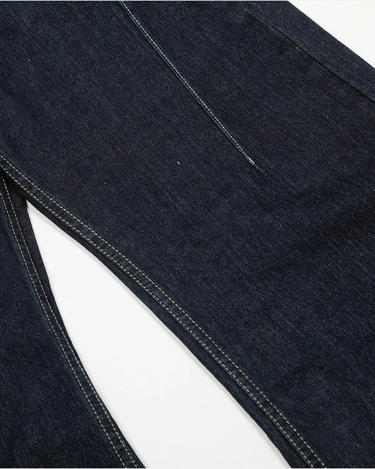 Raw Blue Deconstructed Baggy Jeans | Inflation Streetwear - Image 6