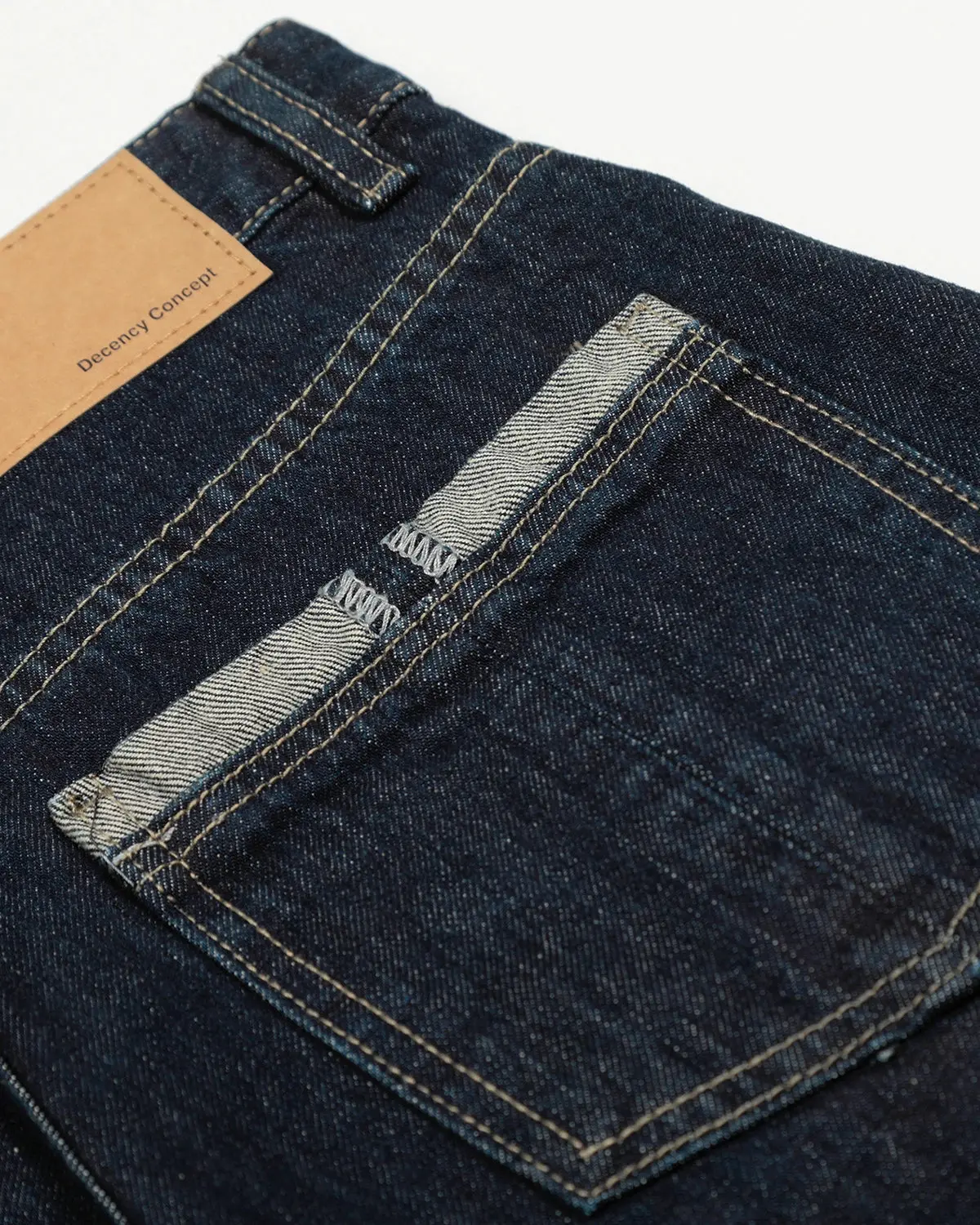 Raw Blue Deconstructed Baggy Jeans | Inflation Streetwear - Image 8