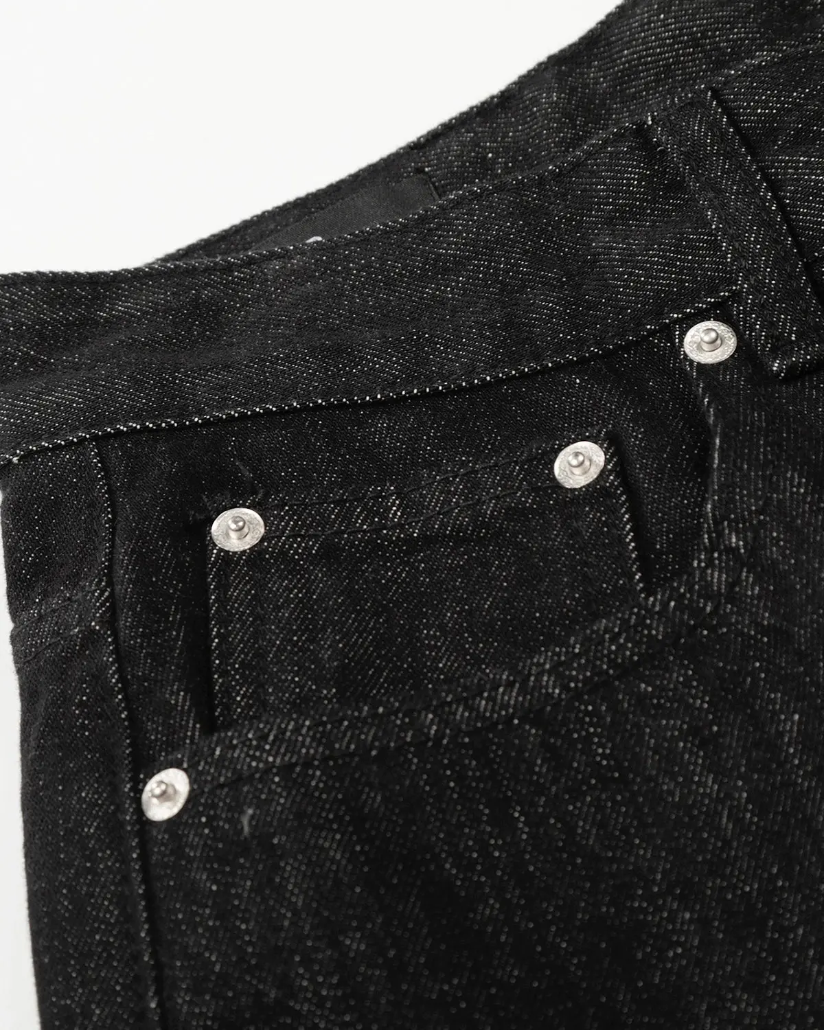 Raw Buttons Up Baggy Jeans | Inflation Streetwear - Image 4