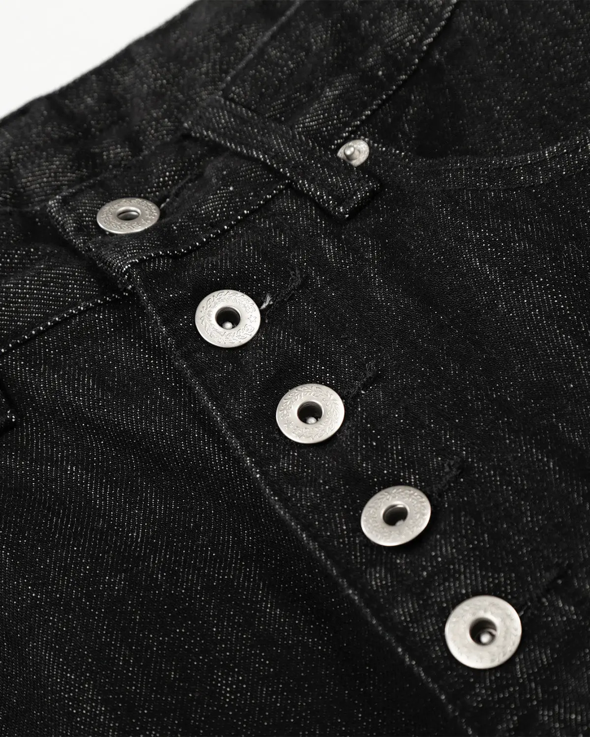 Raw Buttons Up Baggy Jeans | Inflation Streetwear - Image 8