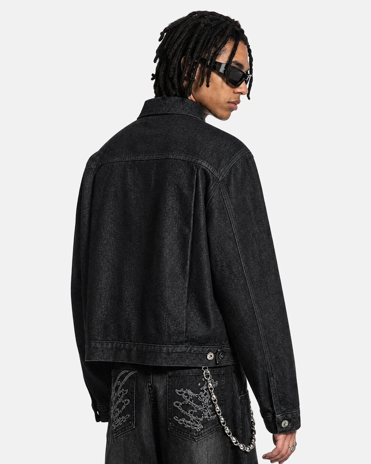 Raw Clasp Denim Jacket | Inflation Streetwear - Image 4